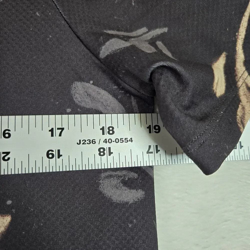 All in Motion Polo Shirt Mens Moisture Wicking Floral Golf Shirt Small 0611 - Picture 9 of 10